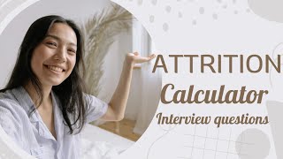 Attrition Calculation in BPO  Call Center  Attrition calculation in Excel  Calculator Excel [upl. by Etnod]