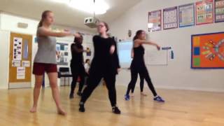 GCSE Dance year 10  Emancipation of Expressionism motifs and hiphop style group 1 [upl. by Elnora]