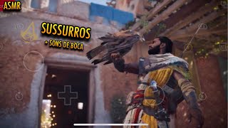 ASMR JOGANDO ASSASSINâ€™S CREED ORIGINS NO XBOX CLOUD ðŸ”¥ðŸœï¸  SUSSURROS COM SONS DE BOCA SECO ðŸ‘„ [upl. by Steffane]