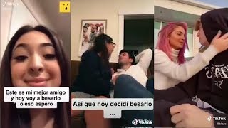 Hoy trate de besar a mi mejor amigo Challenge  Tik Tok 2020 Mejores videos [upl. by Enayd]