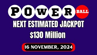 Powerball Next Estimated Jackpot for Nov 18 2024  Lottery Winning Numbers [upl. by Wolfram]