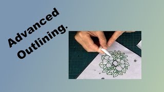 Lesson 7 Advanced Outlining for Glass Painters [upl. by Barb740]