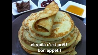 Recette crêpe française et chocolat chaud [upl. by Eward]