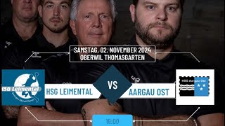 SPL2 LiveStream HSG Leimental  HSG Aargau Ost [upl. by Yeknarf252]