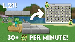 👆👆Minecraft NEW XP Farm in Bedrock Edition 121 minecraft 2024 [upl. by Mireielle]