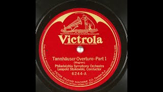 Tannhauser Overture 1921 Stokowski  Philadelphia Orchestra in HD [upl. by Ynatil156]