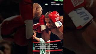 Mike Tyson Bites Opponent Evander Holyfields Ear  On This Day [upl. by Syla]