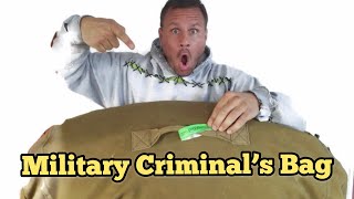 MILITARY CRIMINAL BAG I Bought Abandoned Storage Unit Locker Opening Mystery Boxes Storage Wars [upl. by Dedie]