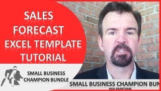 Sales Forecast Excel Template  Moving Average Sales Projections  Business Templates [upl. by Toffey626]