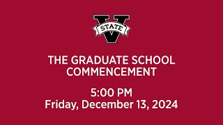 The Graduate School Commencement December 13 2024 5 pm [upl. by Kcirddes]