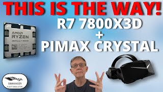 This is the VR performance I have always wanted  R7 7800 X3D amp Pimax Crystal pushed to their limits [upl. by Cristobal]