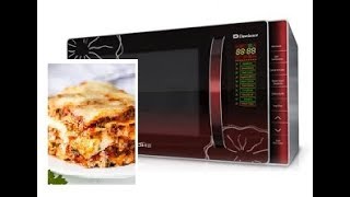 How to Use Convection Mode on Dawlance DW115CHZ Making Lasagna [upl. by Eelannej]