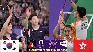 SeoChae KOR VS TangTse HKG Match Result Quarterfinal Badminton Olympic Games Paris 2024 [upl. by Alrak]