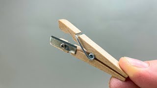 10 Amazing Home Hacks About Clothespin That Are Really Useful [upl. by Acireed393]