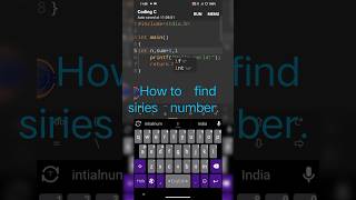 mobile program python code html php program pyth How to find siries number 2024 [upl. by Faubert]