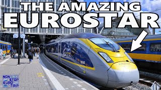 London to Amsterdam by Train in JUST 4 HOURS  Eurostar Review [upl. by Nryhtak]