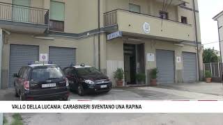 VALLO DELLA LUCANIA CARABINIERI SVENTANO UNA RAPINA [upl. by Robma894]