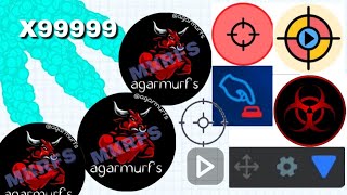 Top 6 new FASTEST Macro buttons AGARIOAGARIO‎أفضل ٦ ماكرو للآيفون وأندرويد [upl. by Rasla898]