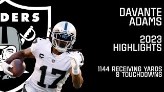 Davante Adams  2023 Highlights [upl. by Yrannav]