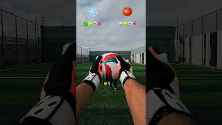 Asmr Catching different hard balls with goal gloves⚽🥎 viralvideo shorts challenge [upl. by Ramej]