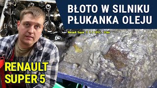 Renault usuwanie nagaru oraz błota z silnika  płukanka do silnika TEC 2000 [upl. by Hudnut772]