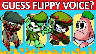 FNF Guess Flippy Character by Their Voice  Guess The Character  Happy Tree Friends FNF Mod [upl. by Airotkciv]