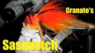 Fly Tying Nick Granatos Sasquatch [upl. by Annabell]