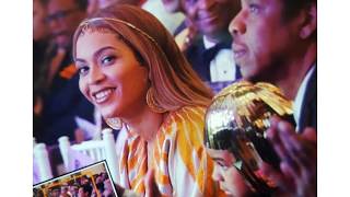 Beyonce at 2018 Wearable Art Gala Blue Ivy bidding [upl. by Vittoria]