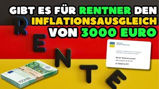 ⚡️RENTE❗️Gibt es für Rentner den Inflationsausgleich von 3000 Euro [upl. by Rebeh955]