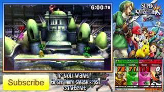 Super Smash Bros 4 3DS Highlights quotNo Giansquot The KO Falcon Punch [upl. by Aicirtak]