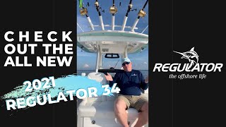 Check out the all new 2021 Regulator 34 with Twin Yamaha 425s [upl. by Zins651]