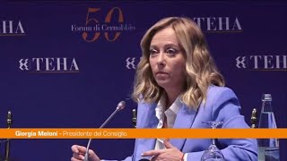 Sangiuliano Meloni quotLa vicenda non indebolirà il Governoquot [upl. by Iong997]