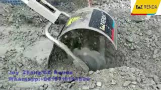 How to Mix Mortar with EZ Renda Mini Cement Mixer Robot [upl. by Pinkerton439]