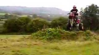 honda atc 250r jump [upl. by Ahsimot197]