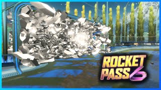 Rad Rock Goal Explosion  Painted Showcase Rocket Pass 6 [upl. by Dwight]