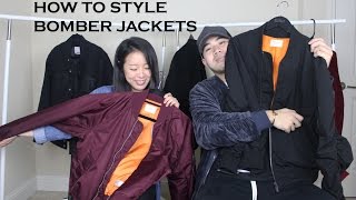 How to Style Bomber Jackets FEAR OF GOD FOG Supreme  more [upl. by Einnaffit]