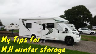 CHAUSSON MOTORHOME preparing for WINTER STORAGE [upl. by Igic635]