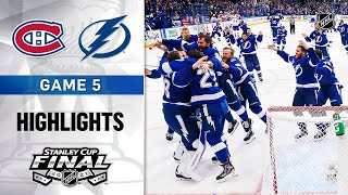 Cup Final Gm 5 Canadiens  Lightning 7721  NHL Highlights [upl. by Adao]