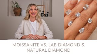 Moissanite vs Diamonds  Whats the Difference and Which One Should you Buy [upl. by Lunseth5]