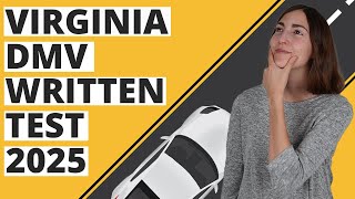 Virginia DMV Written Test 2025 60 Questions with Explained Answers [upl. by Acinorev73]