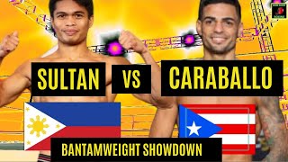 jonas sultan vs carlos caraballo fight highlights  Bantamweight Showdown [upl. by Oznerol153]