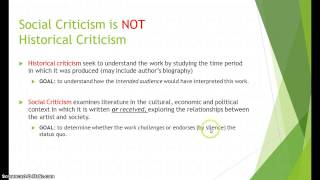 social criticism defined [upl. by Adalia]