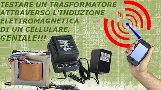 Testare gli avvolgimenti di un trasformatore con un cellulare [upl. by Oker279]