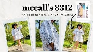 McCall’s 8312 pattern review amp tutorial on how I changed the neckline [upl. by Myca]