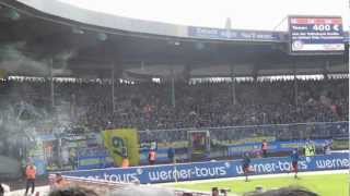 15092012 Eintracht Braunschweig  SSV Jahn Regensburg [upl. by Oidacra]