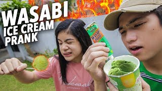 WASABI ICE CREAM PRANK ON SISTER  Ranz and Niana [upl. by Lledniuq]