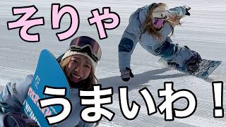 【1②現役女王】本気カービング セミハンマー FC編 スノーボード全国大会2連覇🥇SAJチャンピオン 吉村美乃梨 2425 OGASAKA  FC 154cm📍菅平高原スノーリゾート [upl. by Krein386]