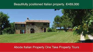 Italian Property Virtual Tour Vista Monte Niccone Valley Umbria Italy [upl. by Nnanerak]