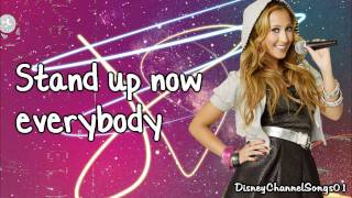 Adrienne BailonThe Cheetah Girls  Stand Up With Lyrics [upl. by Dilahk]