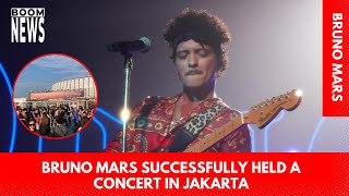 Bruno Mars Successfully Held A Concert In Jakarta  BOOMNews [upl. by Aniehs157]